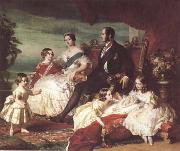 Franz Xaver Winterhalter The Family of Queen Victoria (mk25) oil on canvas
